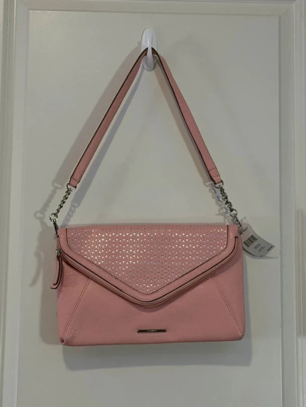 Nine West envelope shoulder bag with silver chain detail